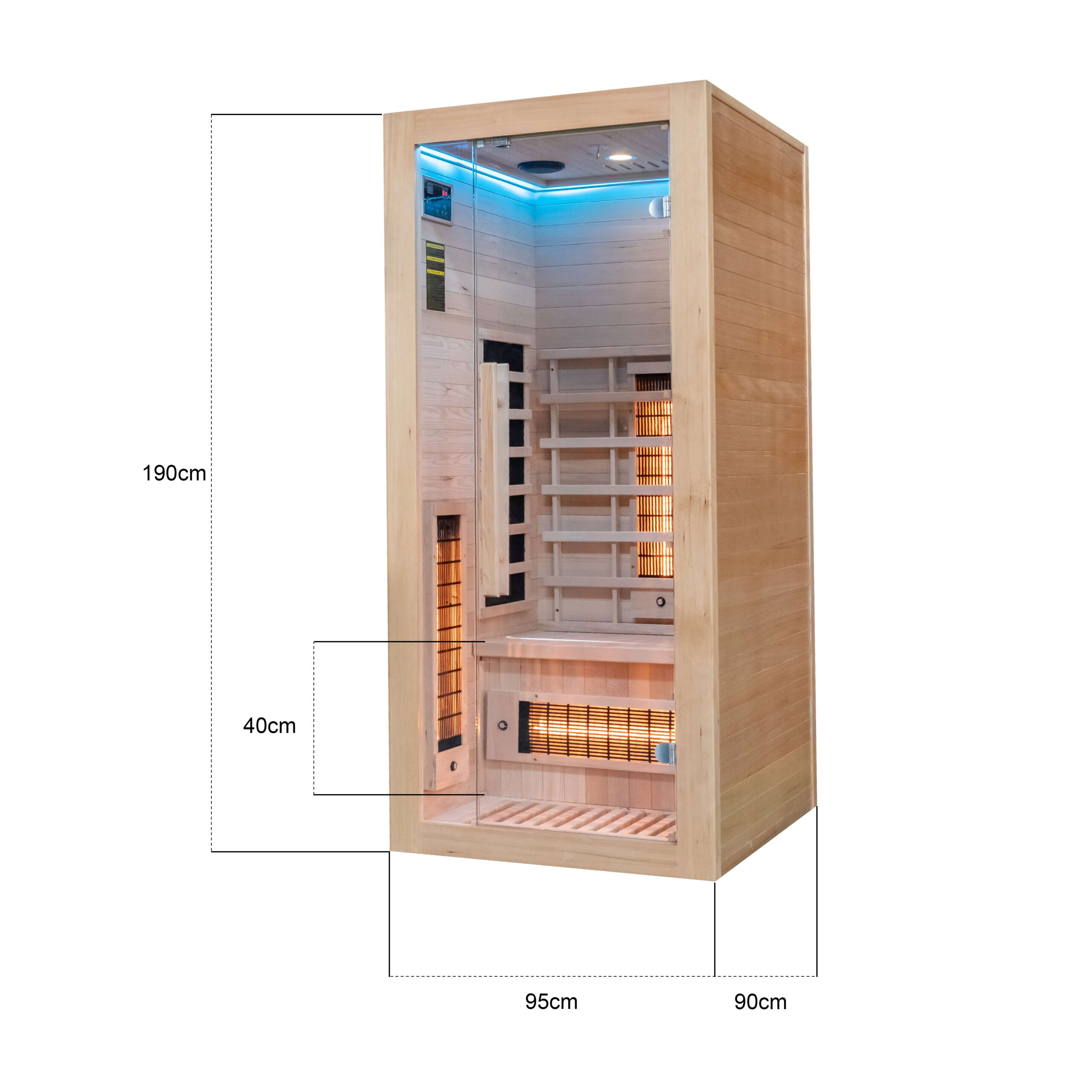 SA-Signature: 1 Person Far Infrared Sauna - Image 2